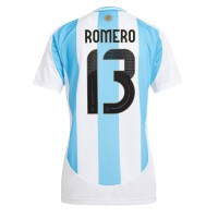 Argentina Cristian Romero #13 Replica Home Shirt Ladies Copa America 2024 Short Sleeve